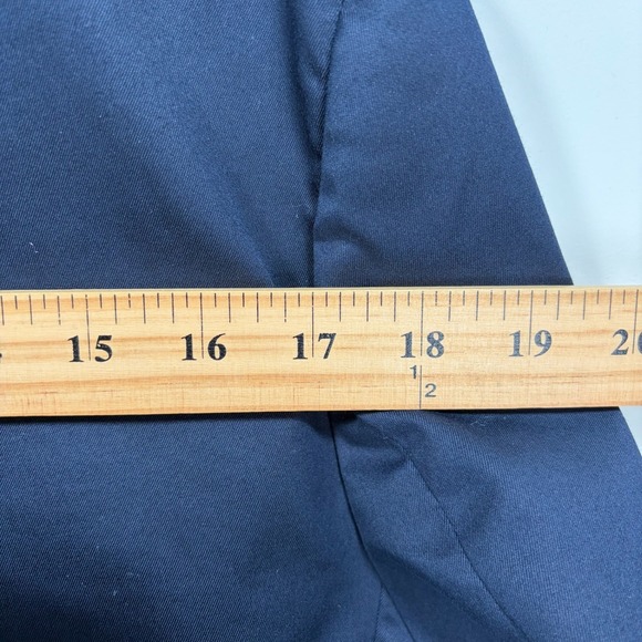 Banana Republic Core Temp Tailored Performance Blazer Sport Coat Men 44R Navy - Picture 9 of 15